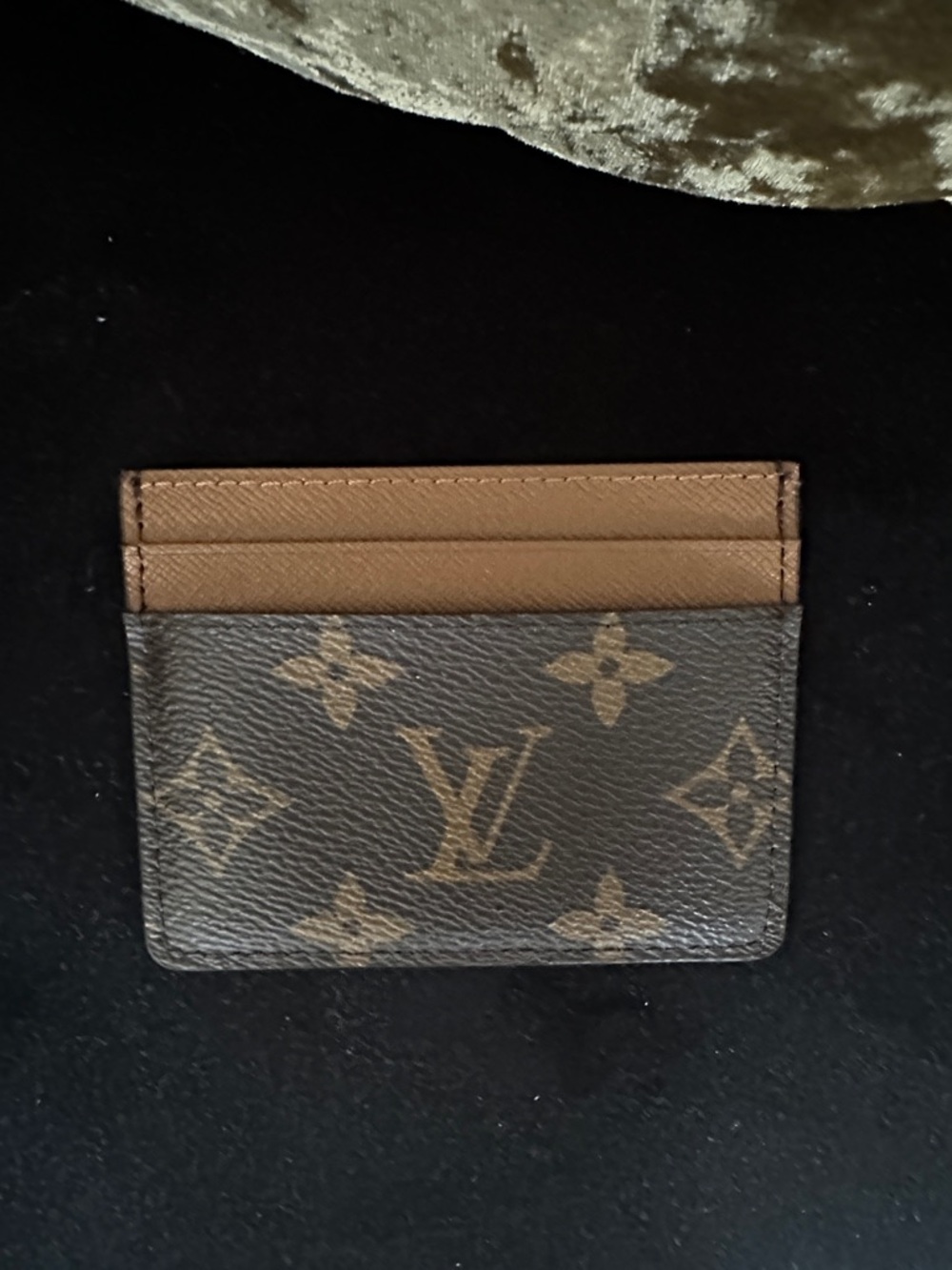 Vintage Monogram Card Holder ! GREAT PRICE !